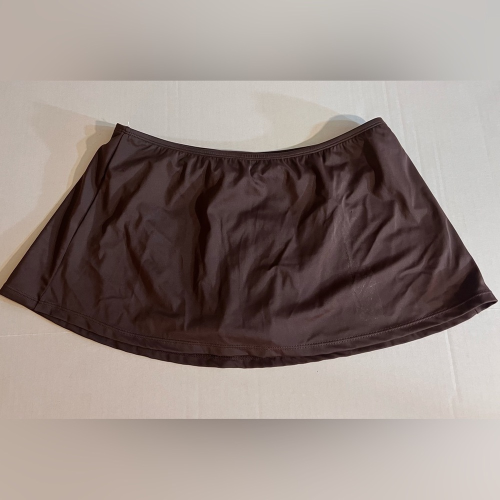 Elegant Brown Women's Skirt/Swimsuit